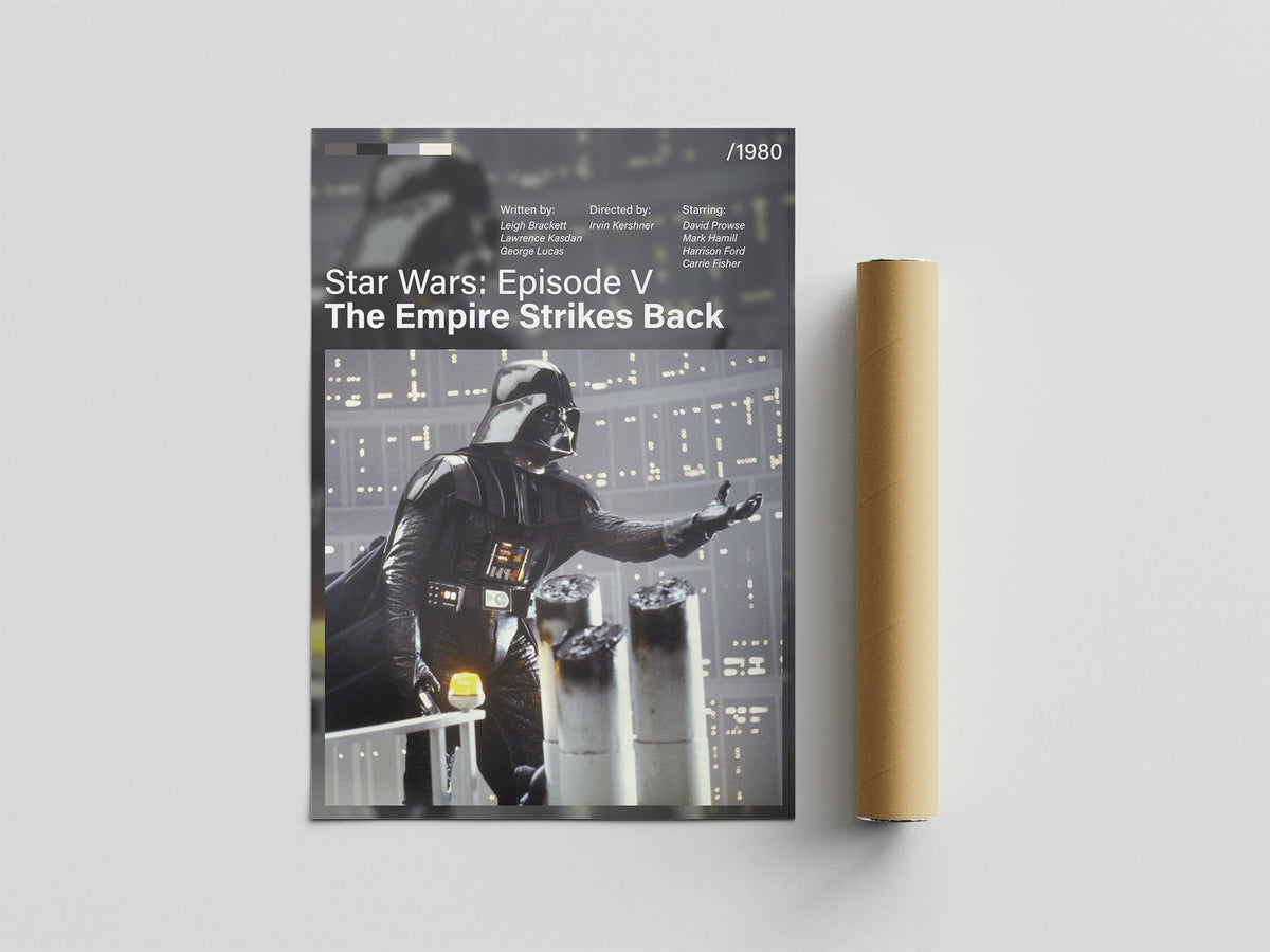 Póster Darth Vader, Luke Skywalker, Yo soy tu padre, Star Wars Episodio V El Imperio Contraataca, película, lámina, cuadro, merchandising, regalo, comprar, decoración de pared