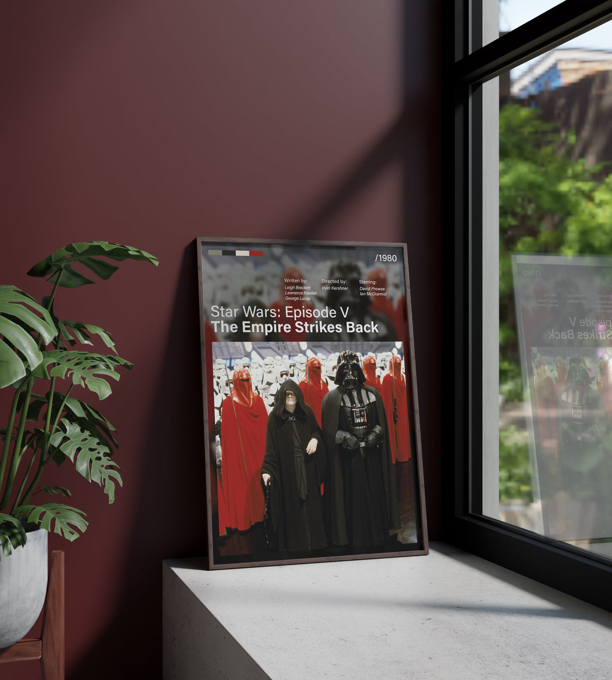 Póster Darth Vader, Palpatine, Imperio y Stormtrooper, Star Wars Episodio V El Imperio Contraataca, película, lámina, cuadro, merchandising, regalo, comprar, decoración de pared