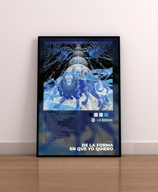 l'haine. de la forma en que yo quiero. poster. lamina. cuadro. regalo. merchandising.
