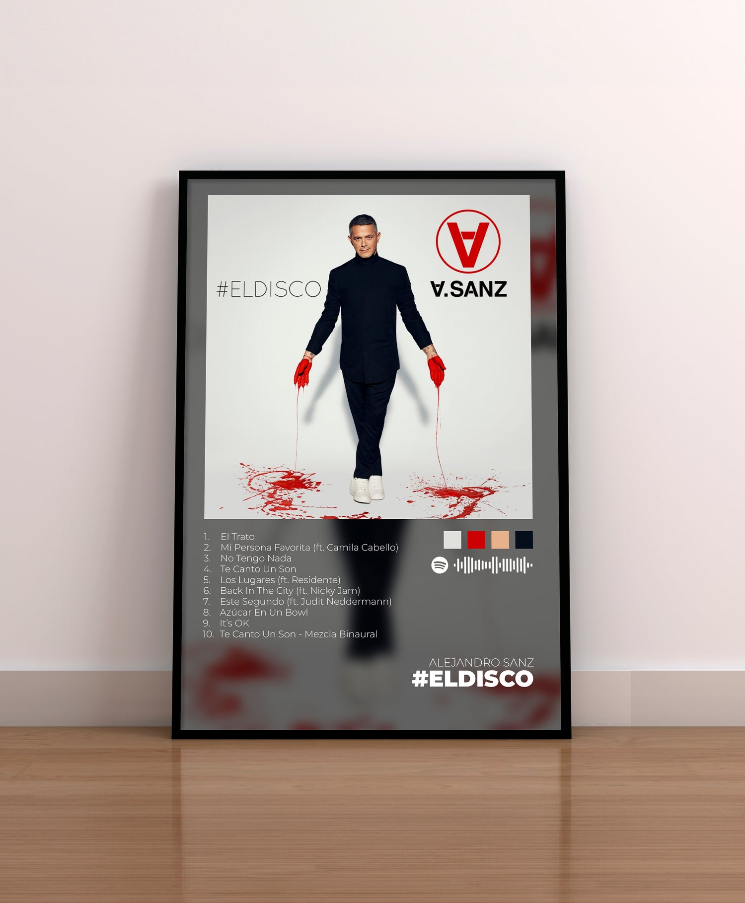 alejandro sanz. cd. vinilo. poster. regalo. merchandising. cover. portada. el disco