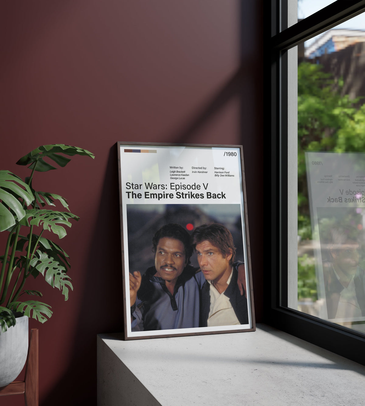 Póster Han Solo, Lando Calrissian, Star Wars Episodio V El Imperio Contraataca, película, lámina, cuadro, merchandising, regalo, comprar, decoración de pared