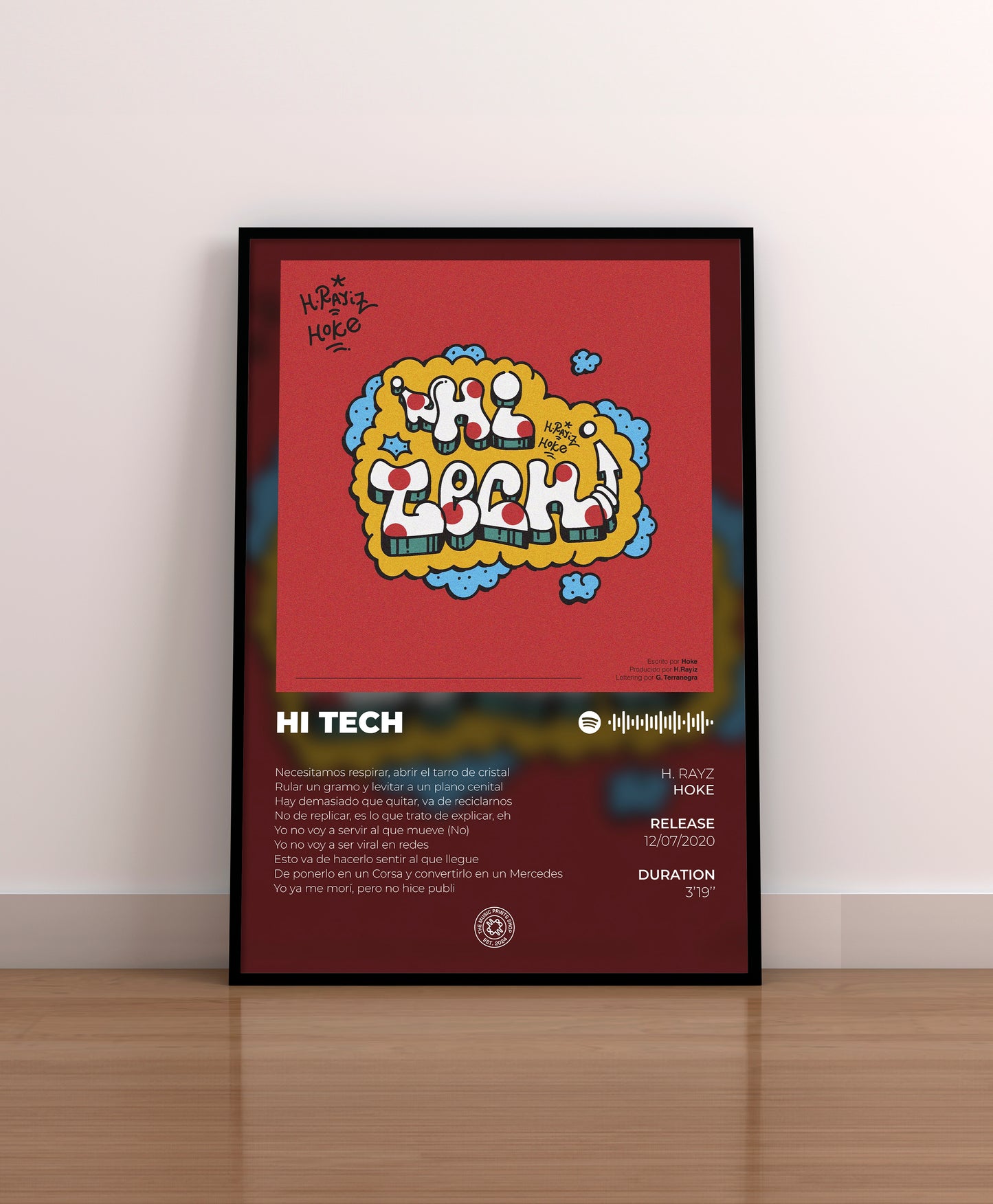 hoke. hi tech. poster. hoke poster. hoke regalo. cd. vinilo. merchandising. bbo. 