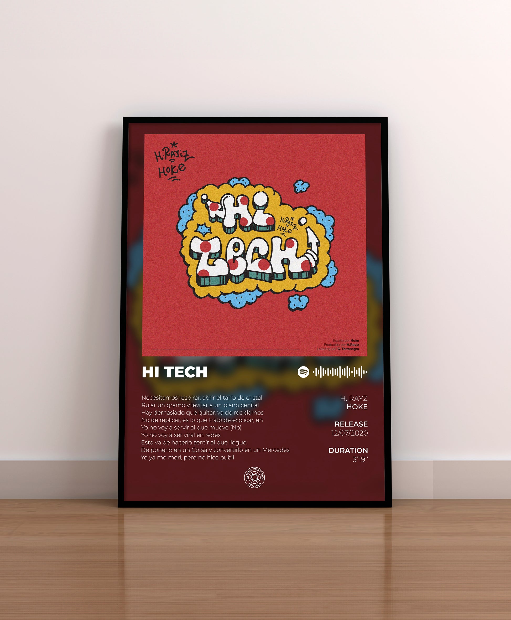 hoke. hi tech. poster. hoke poster. hoke regalo. cd. vinilo. merchandising. bbo. 