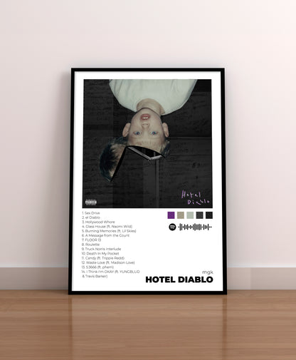 Hotel Diablo. Cover. mgk. Machine Gun Kelly