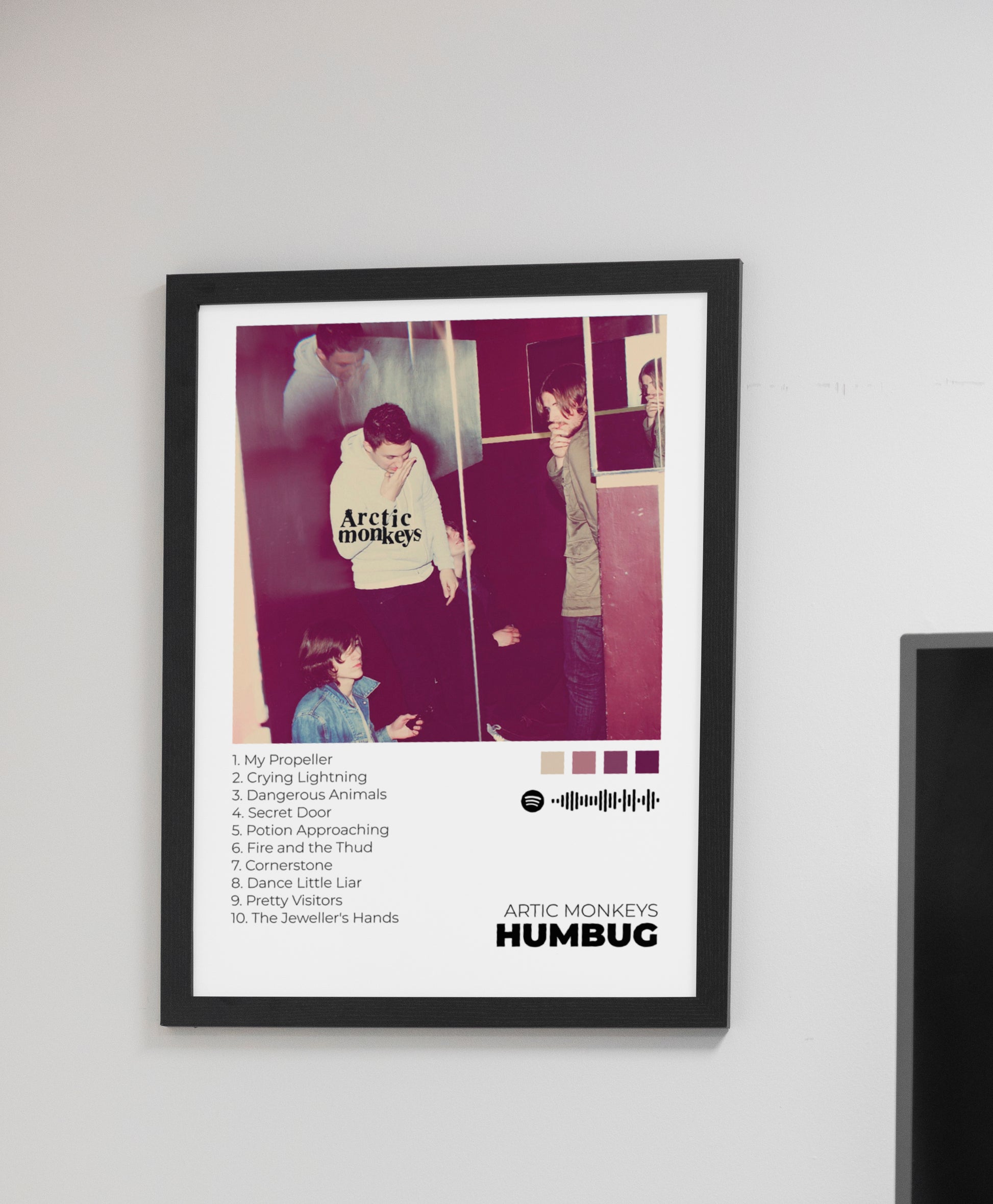 Humbug. Arctic Monkeys. Poster.