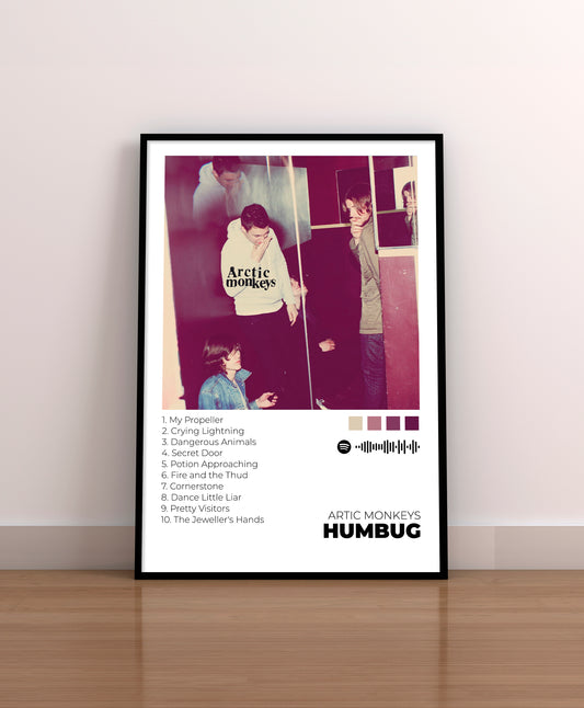 Humbug. Arctic Monkeys. Poster.