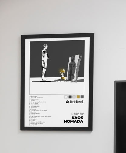 Kaos Nomada. Hard GZ. Poster.