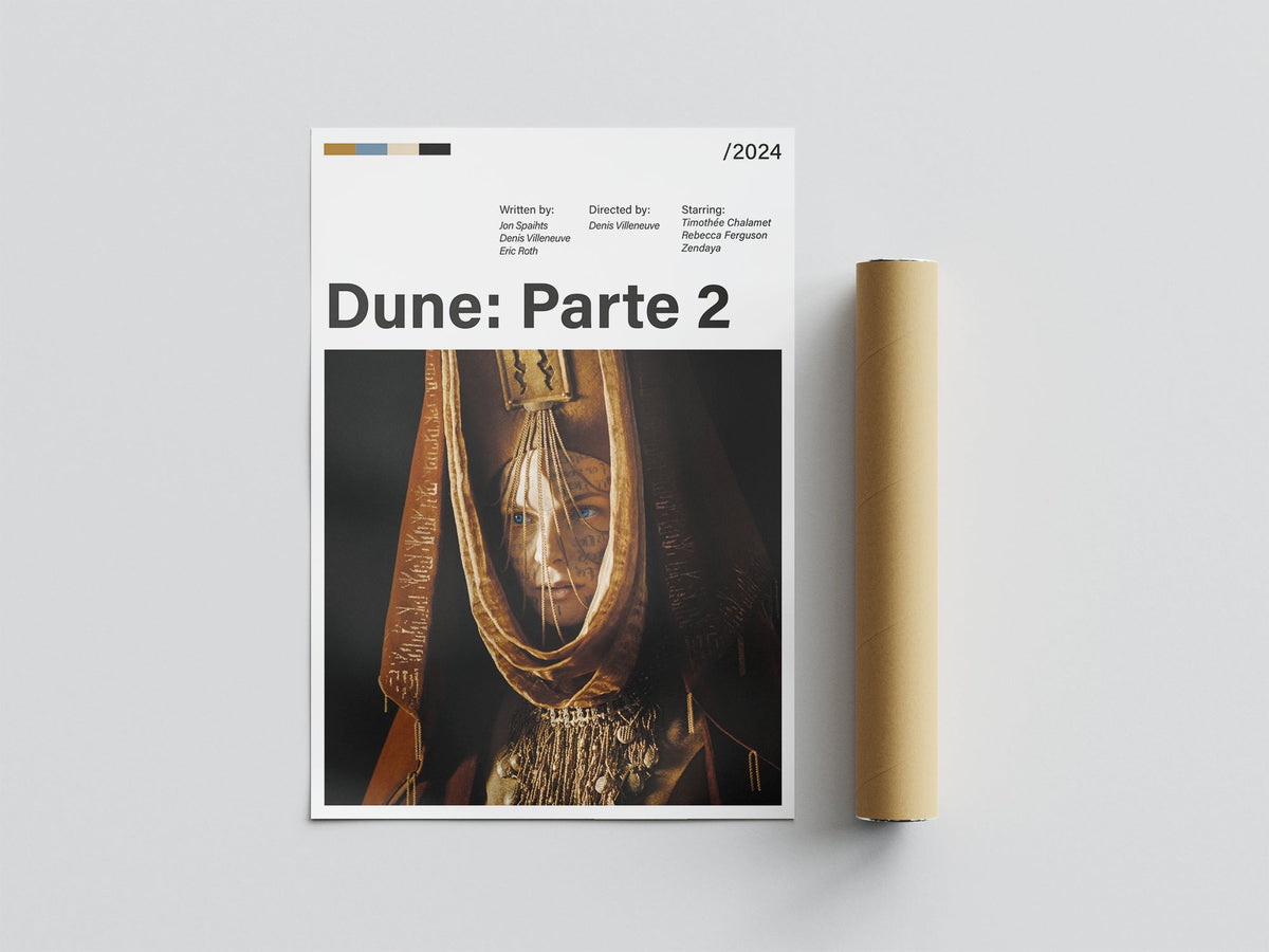 Póster Lady Jessica, Dune Parte 2. Película, lámina, cuadro, merchandising, regalo, comprar, decoración de pared.