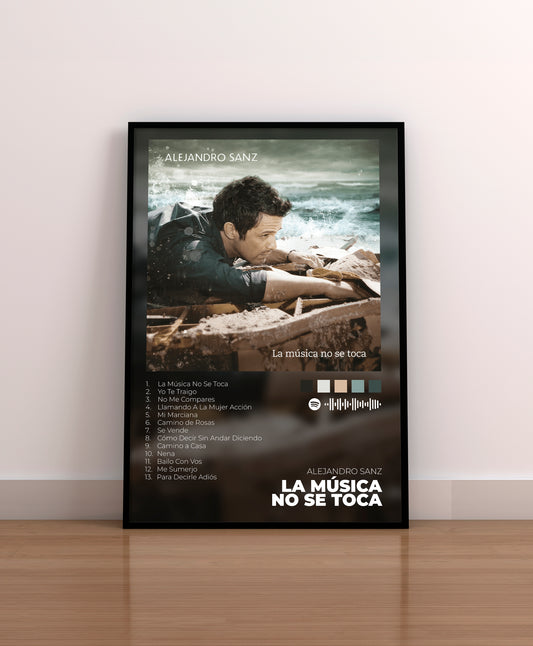 alejandro sanz. cd. vinilo. poster. regalo. merchandising. cover. portada. paraiso express. la música no se toca.