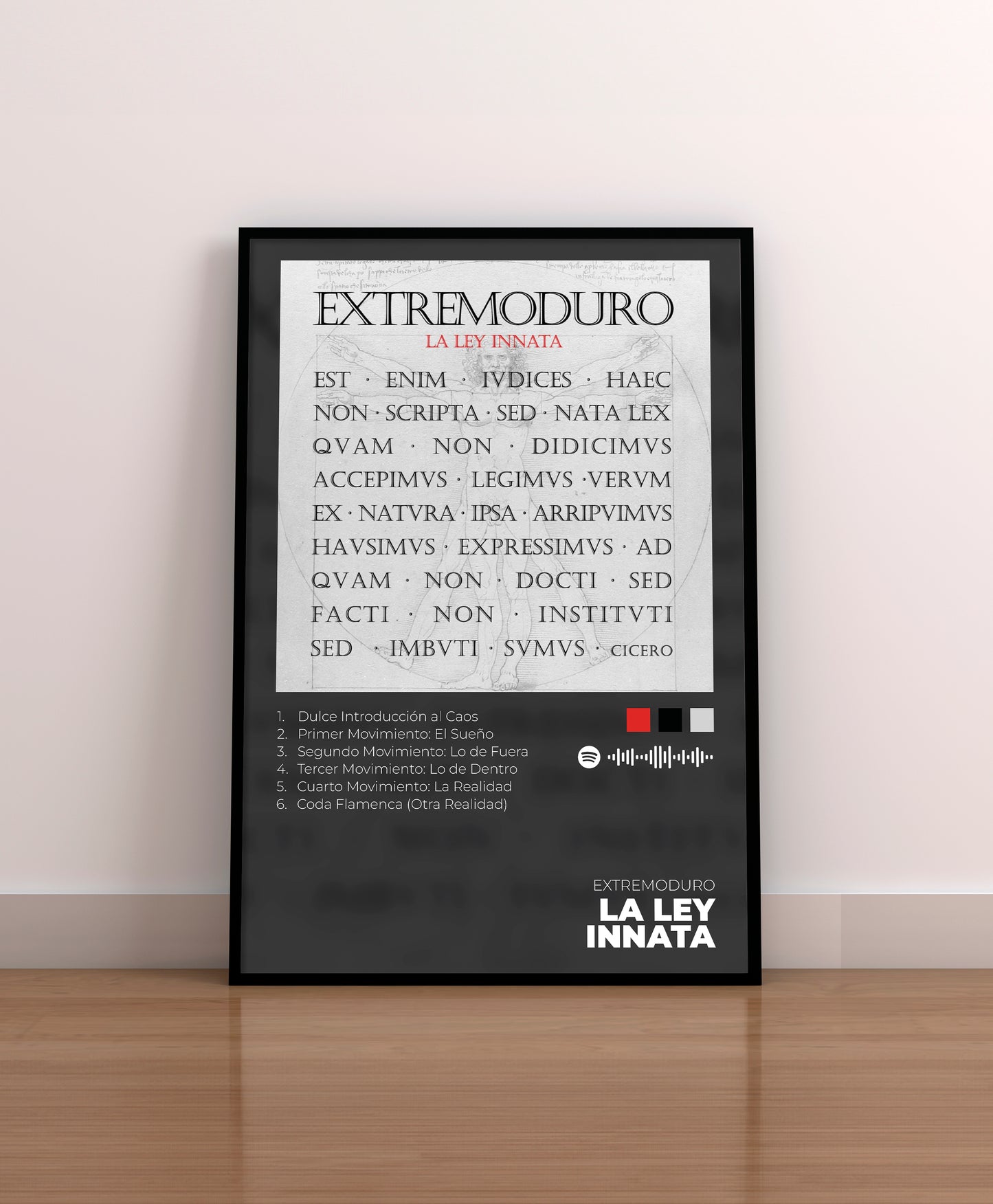 extremoduro. poster. la ley innata. regalo. lamina. merchandising. robe iniesta. cd. vinilo.