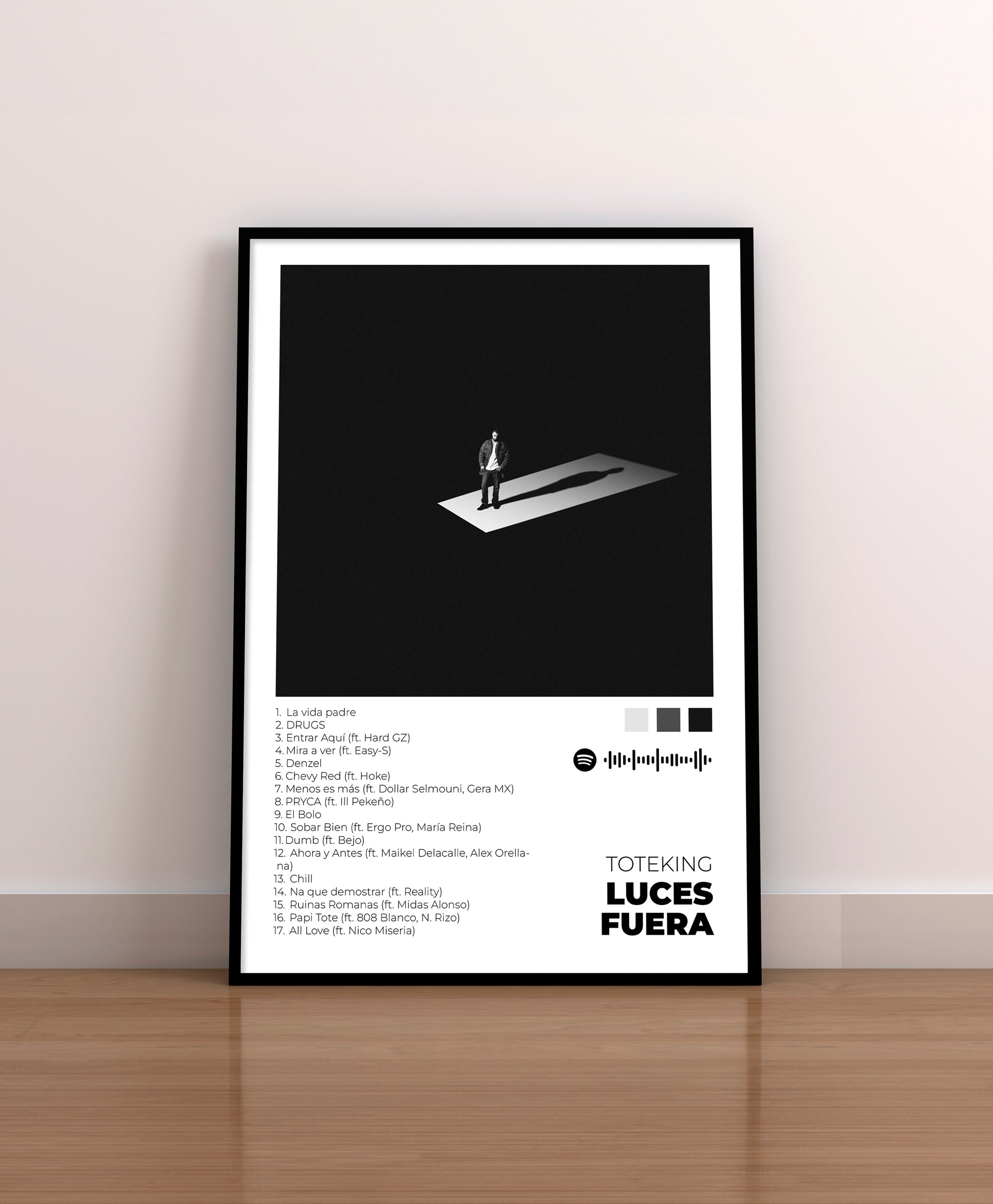 Luces Fuera. Toteking. Poster.