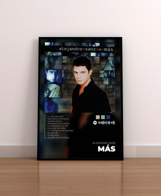 alejandro sanz. viviendo deprisa. cd. vinilo. poster. regalo. merchandising. mas. cover. portada