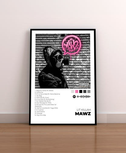 MAWZ. Lit Killah. Poster.