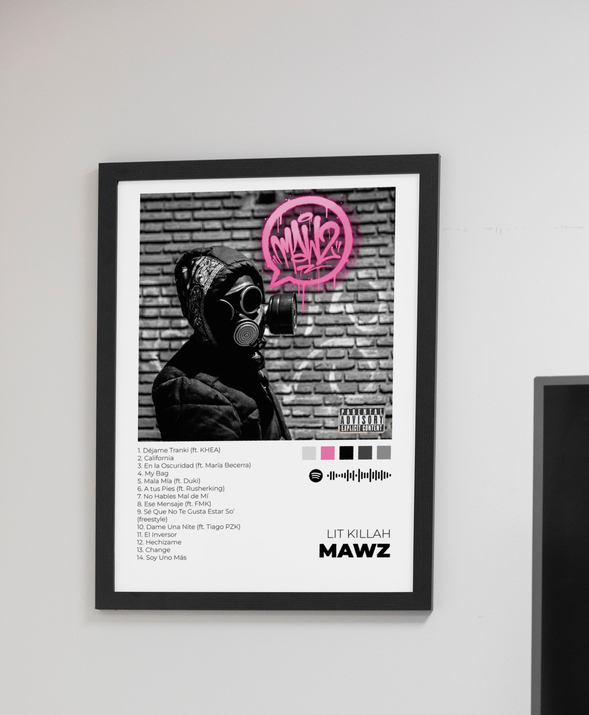 MAWZ. Lit Killah. Poster.