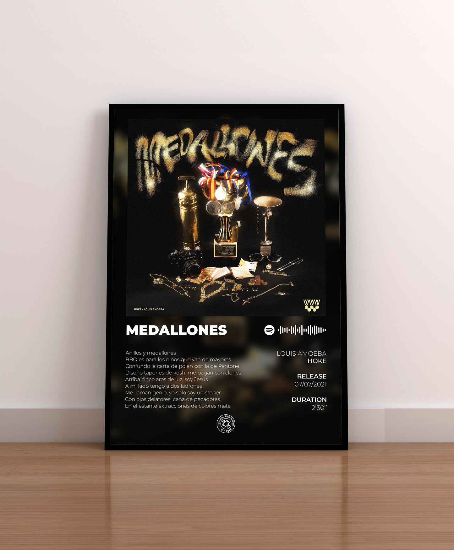 hoke. medallones. bbo. bbo poster. hoke poster. hoke regalo. hoke vinilo. hoke merchandising.