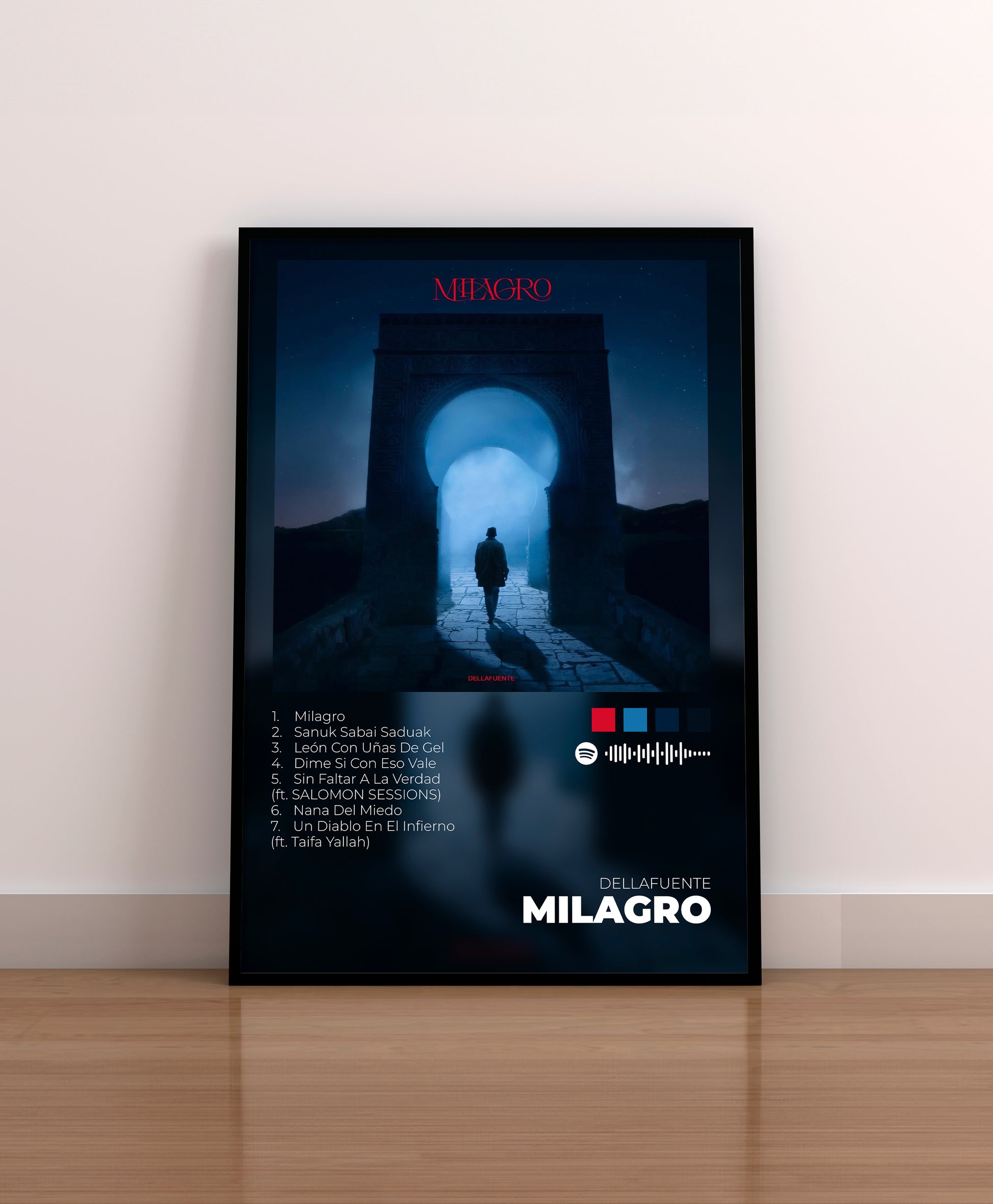 Milagro. Dellafuente. Poster. Lamina. Cuadro. Regalo. Merchandising. CD. Vinilo. Cover.