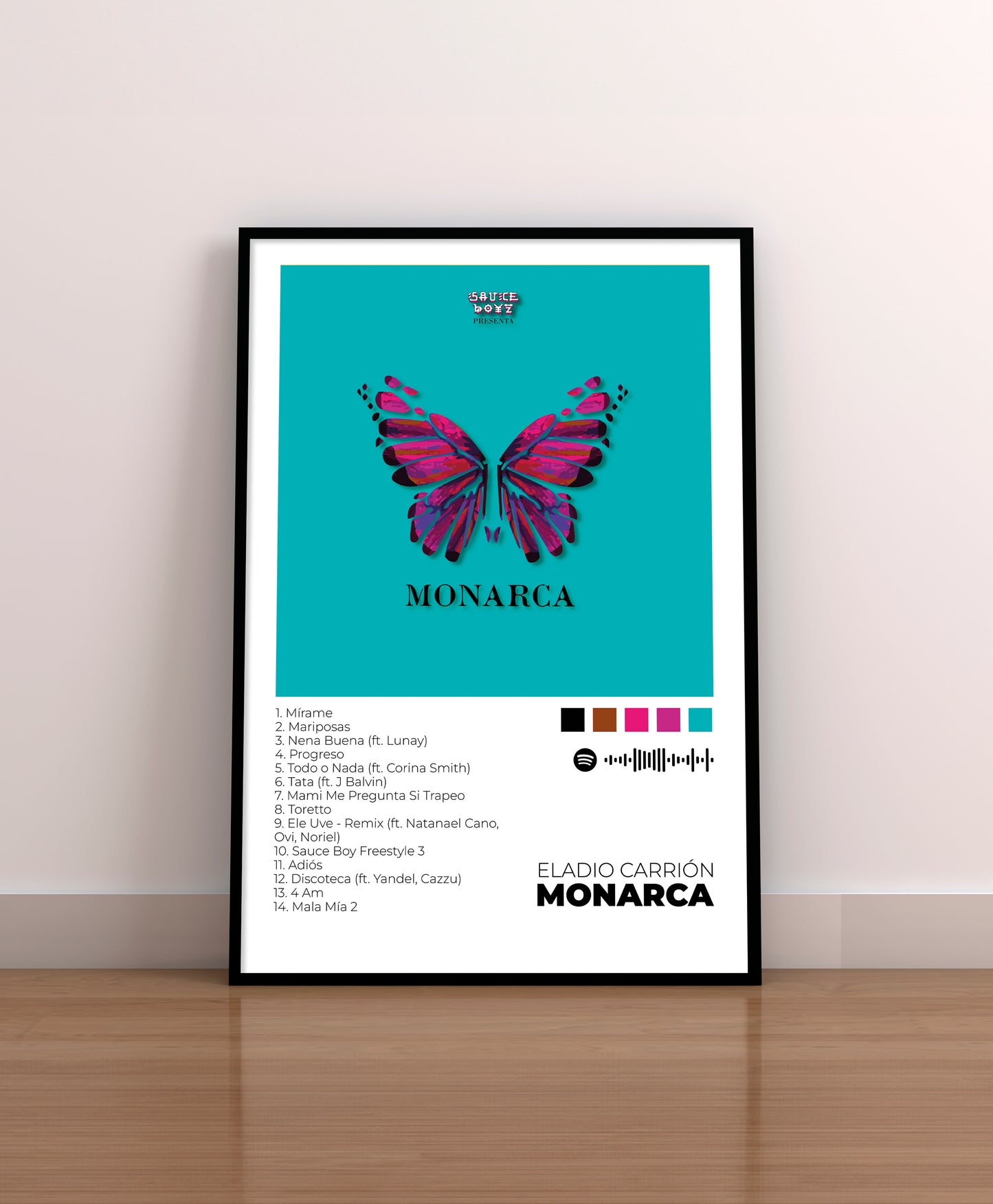 MONARCA. Eladio Carrión. Poster.