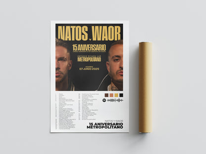 NATOS Y WAOR 15 ANIVERSARIO - METROPOLITANO