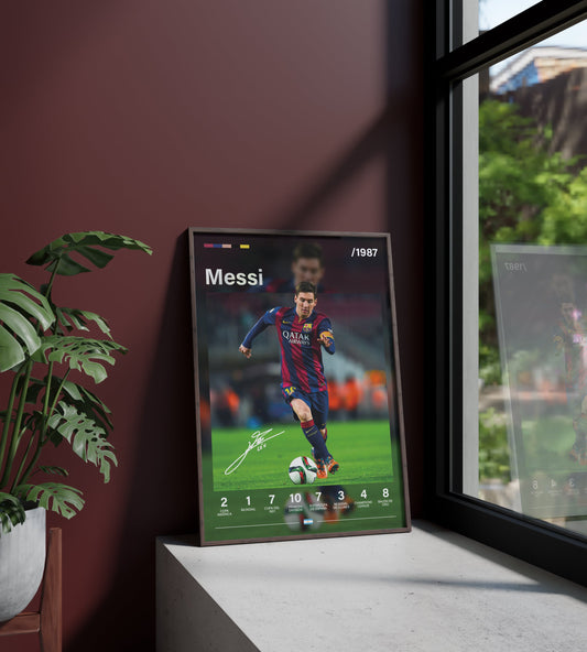 messi. poster. leo messi. lionel messi. poster. regalo. barcelona. barca. barça. merchandising.