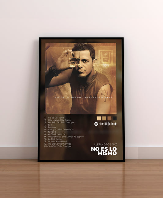alejandro sanz. viviendo deprisa. cd. vinilo. poster. regalo. merchandising. mas. cover. portada. no es lo mismo.