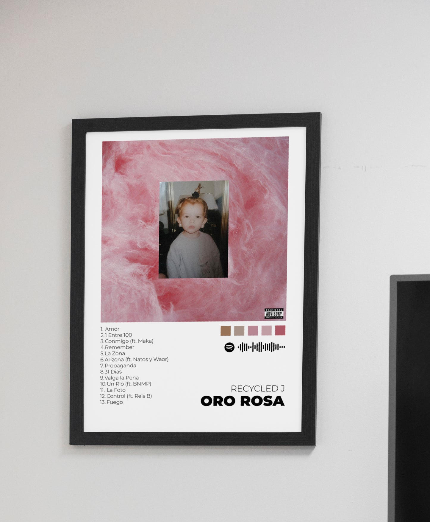 Oro Rosa. Recycled J. Poster.