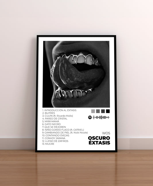 OSCURO ÉXTASIS. Wos. Poster.