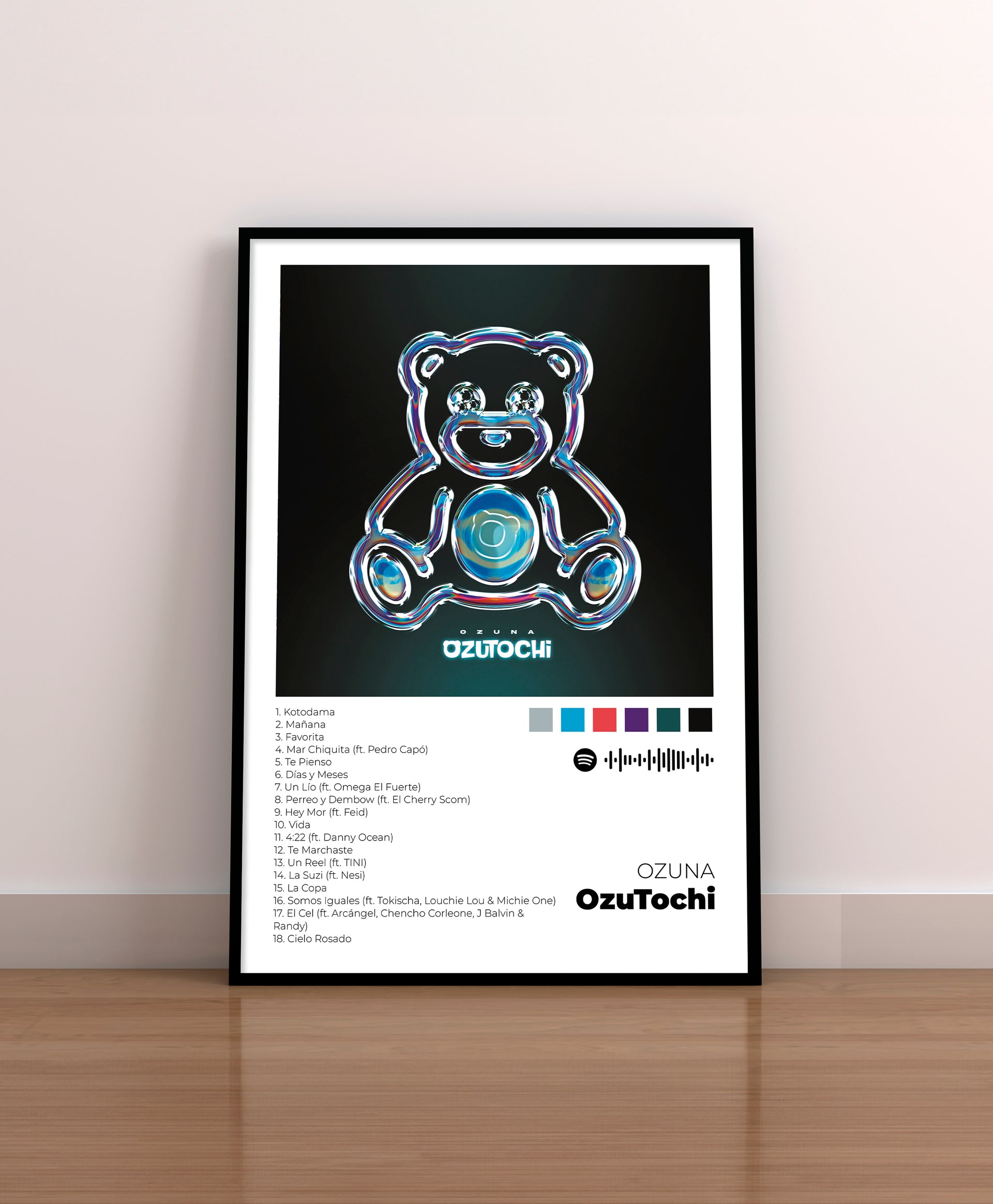 El Peluche De Ozuna Peluche De Ozuna OzuTuchi Poster Digital De