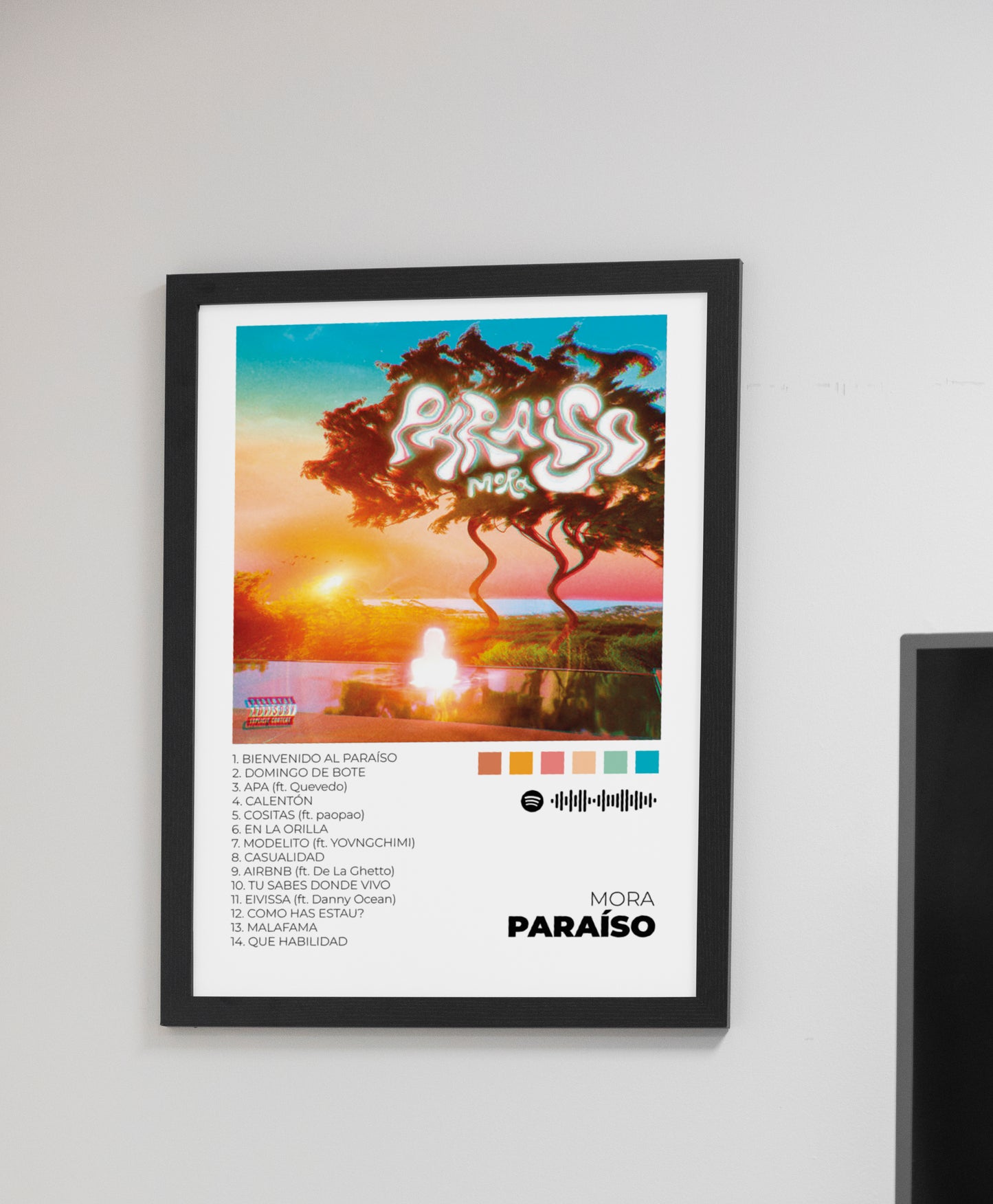 Paraíso. Mora. Poster.