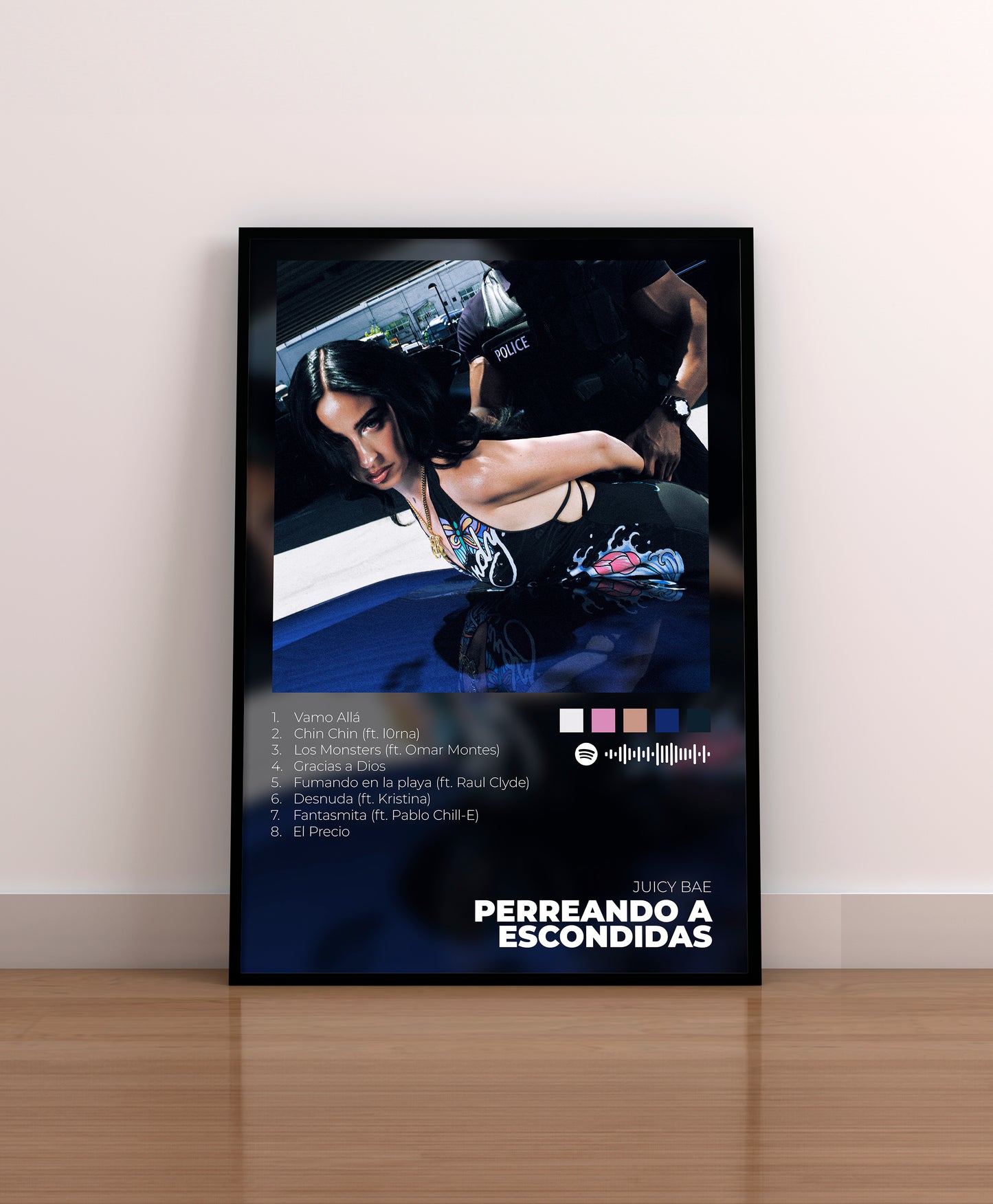 perreando a escondidas. juicy bae. juicy bae regalo. juicy bae poster. lamina. cuadro. regalo. merchandising. cd. vinilo. cover.