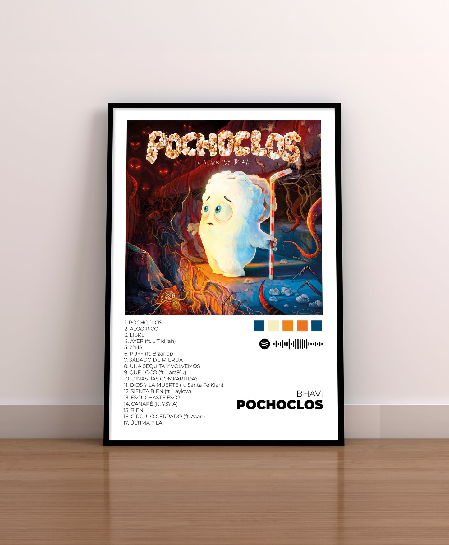 POCHOCLOS - Poster Digital de Bhavi | Music Prints