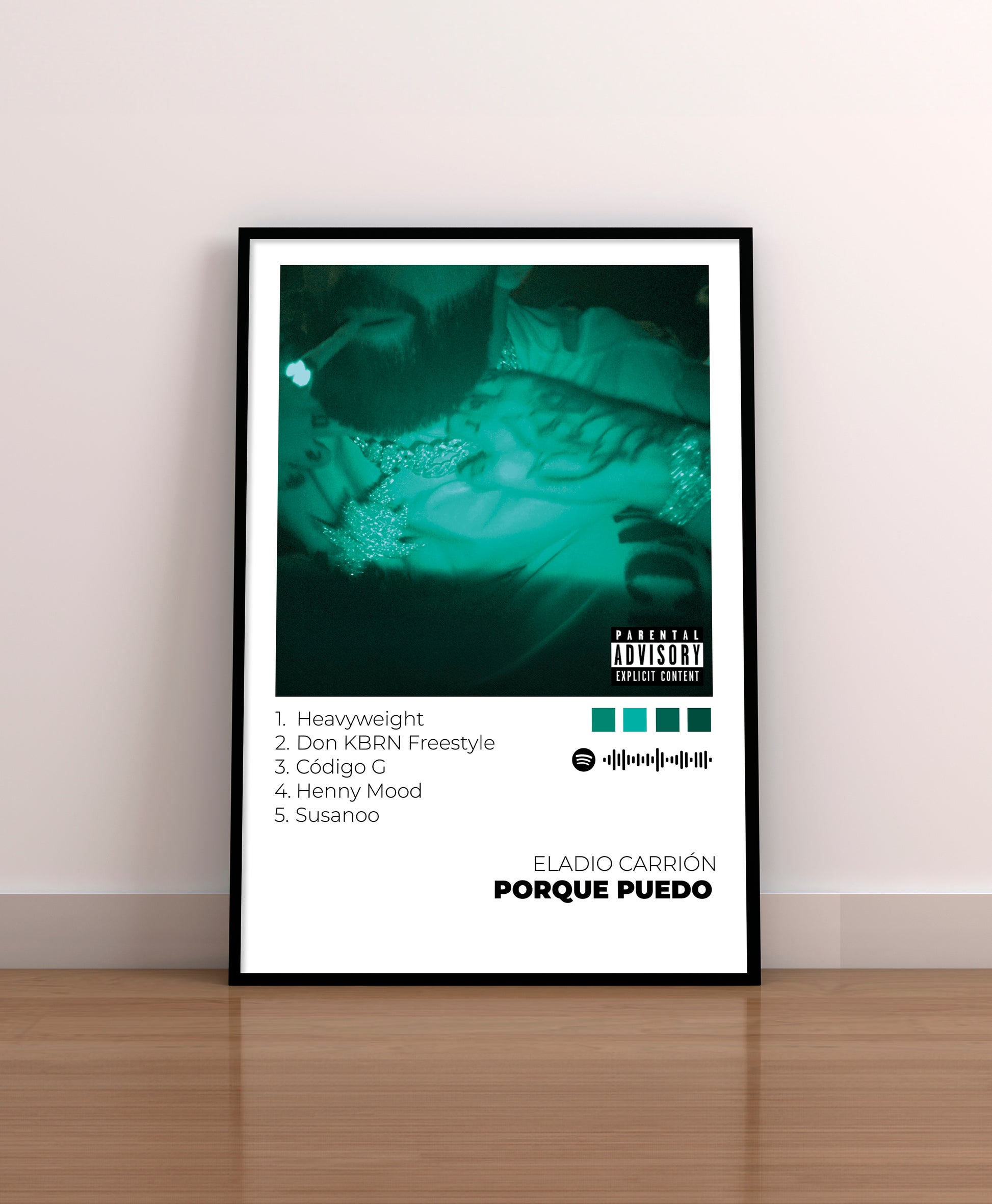 Porque Puedo - Poster Digital de Eladio Carrión | Music Prints