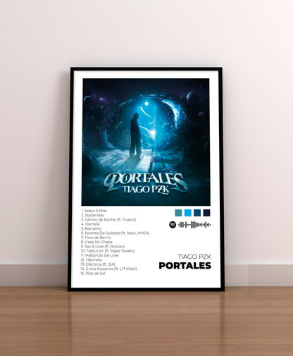 Portales - Poster Digital de Tiago PZK | Music Prints