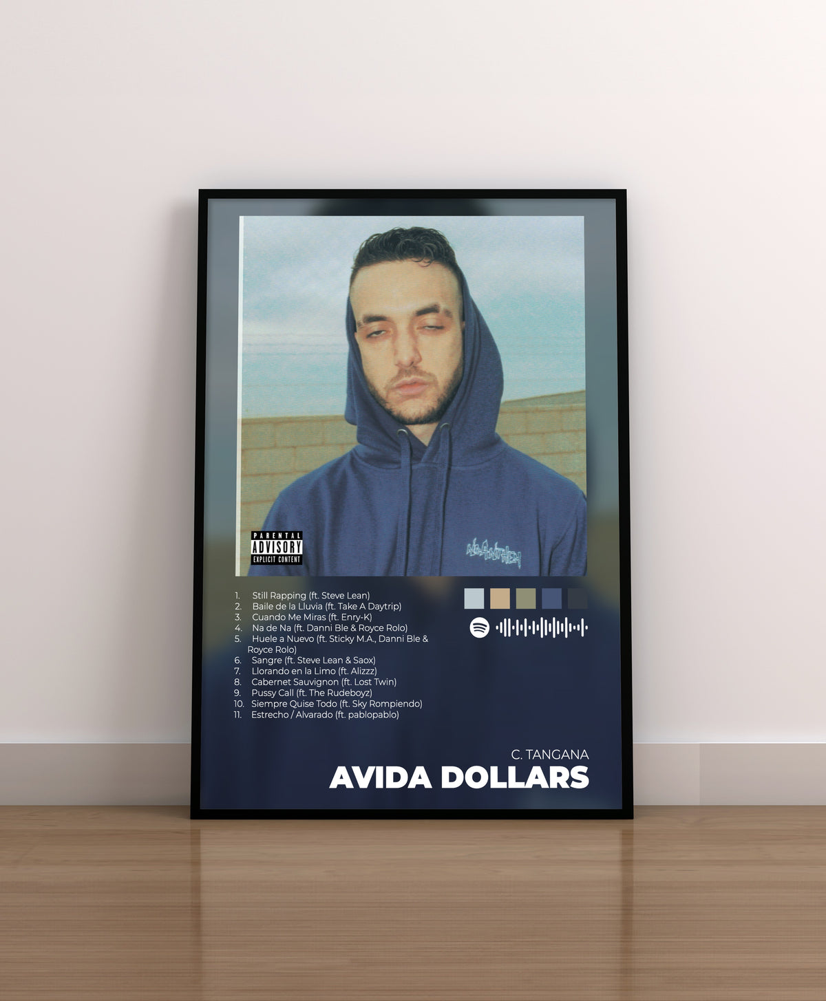 AVIDA ADOLLARS. C. Tangana. Poster. Lamina. Cuadro. Regalo. Comprar. Marco. Merchandising. CD. Vinilo.