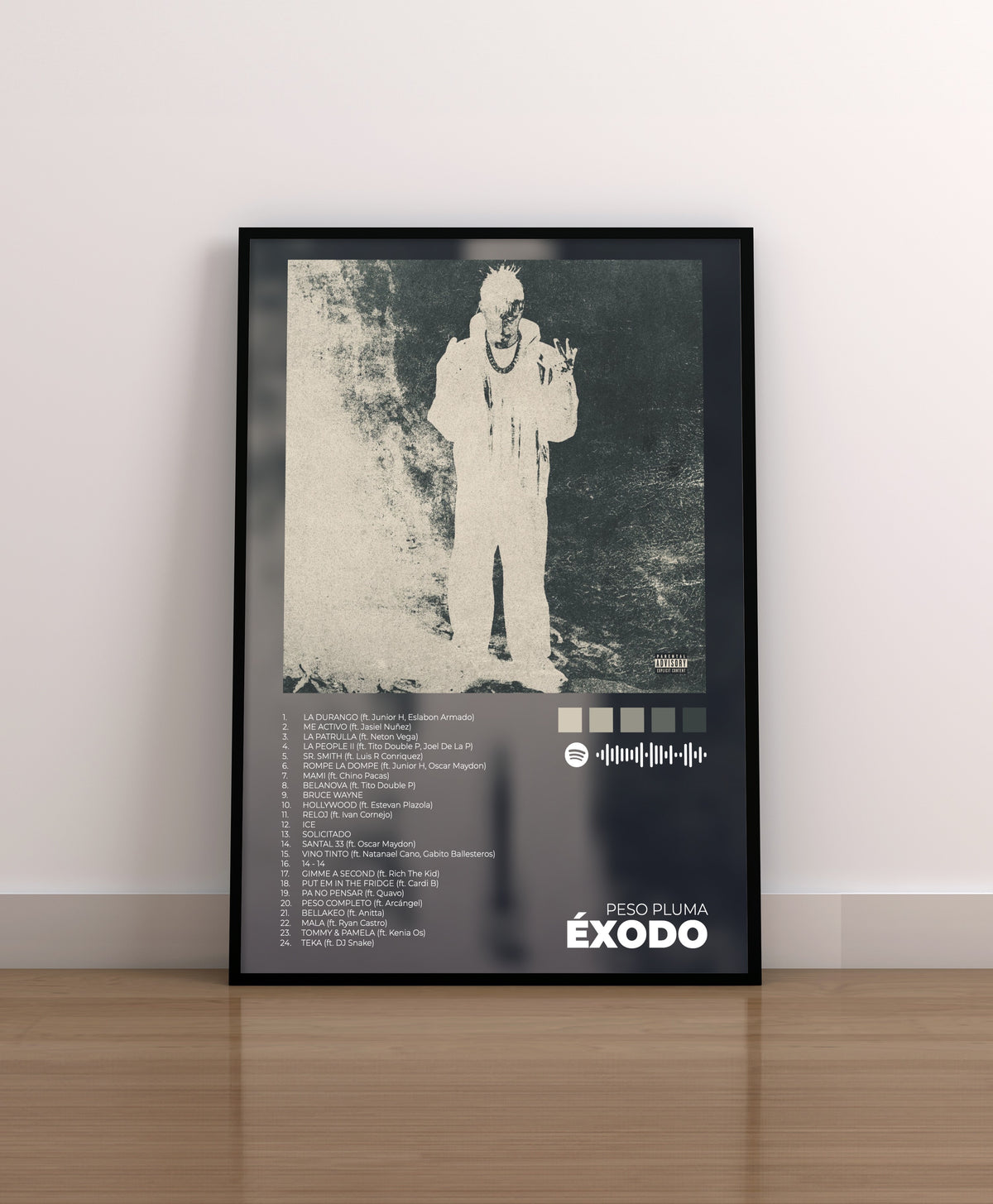 Éxodo. Peso Pluma. Poster. Lamina. Regalo. Marco. Merchandising.