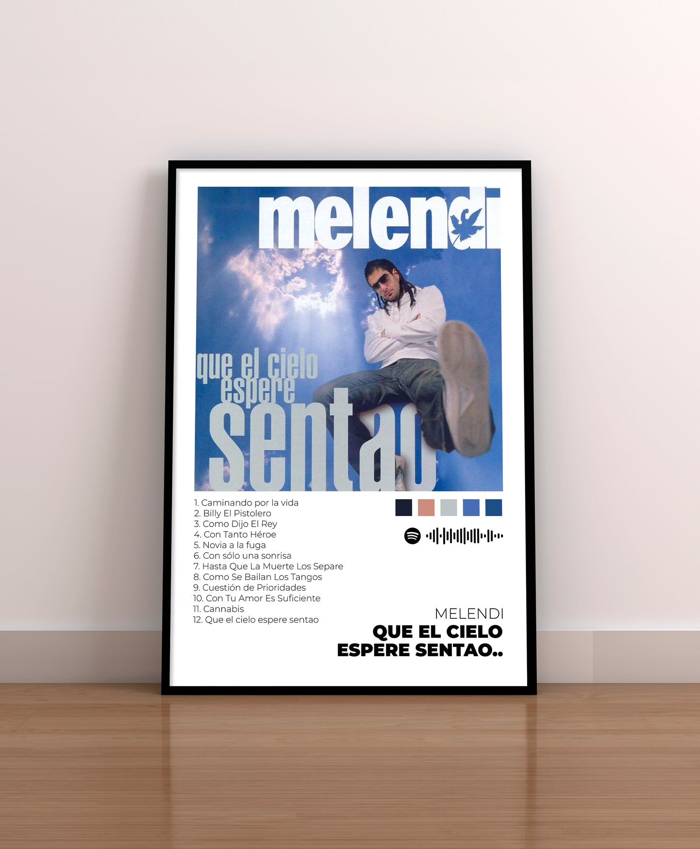 Que el cielo espere sentao - Poster Digital de Melendi | Music Prints