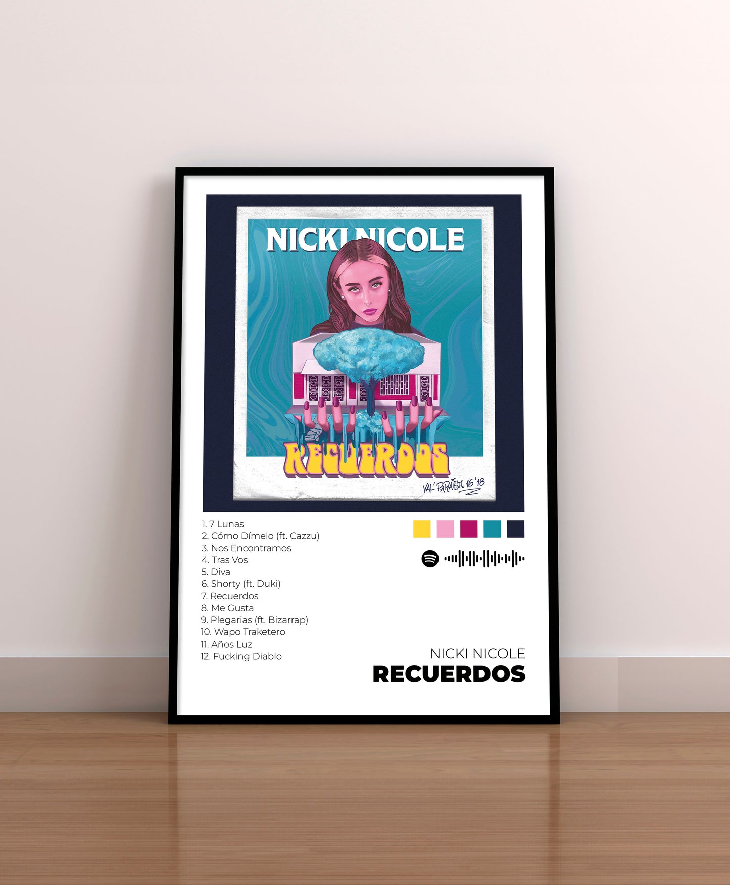 Recuerdos. Nicki Nicole. Poster