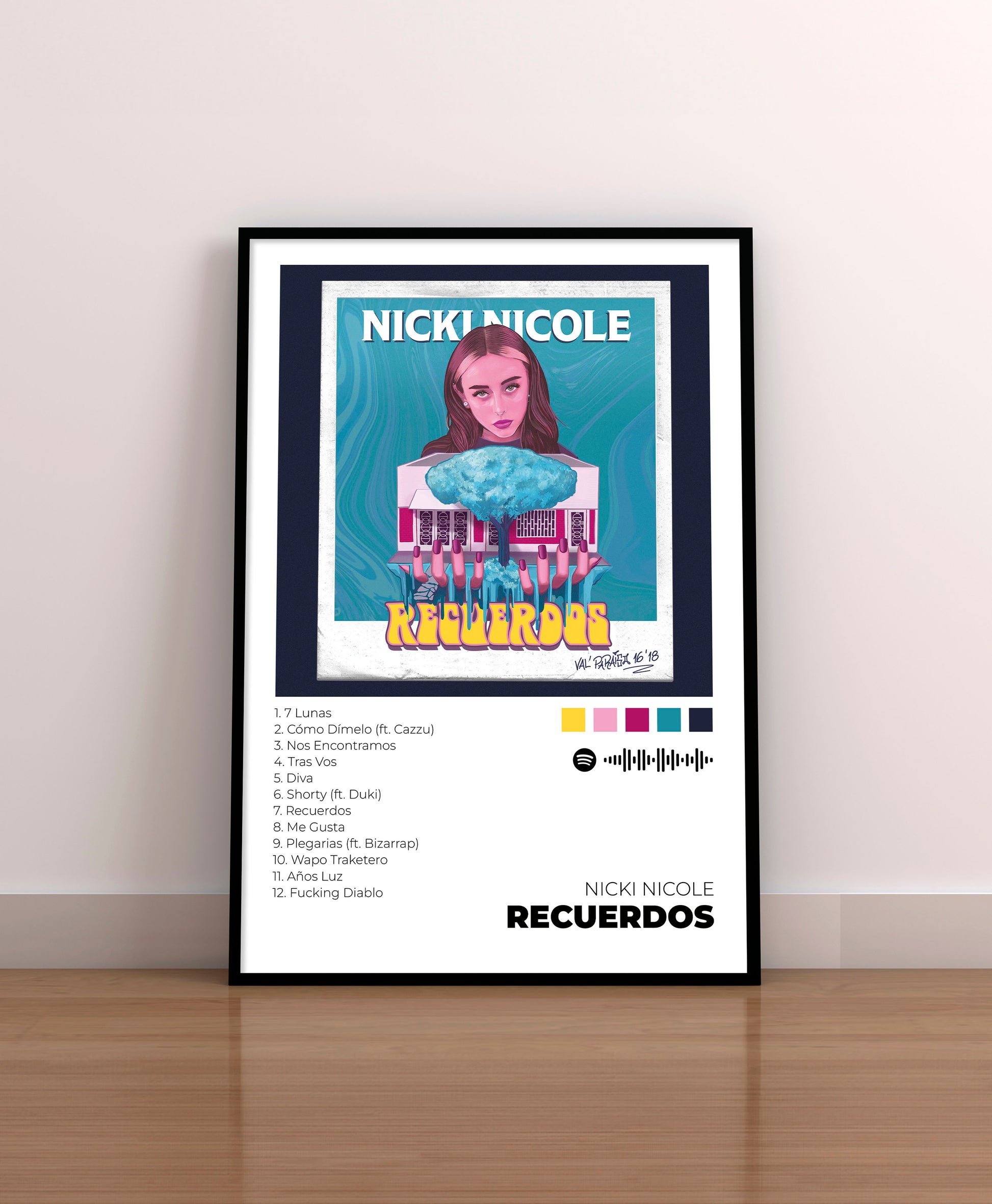 Recuerdos. Nicki Nicole. Poster