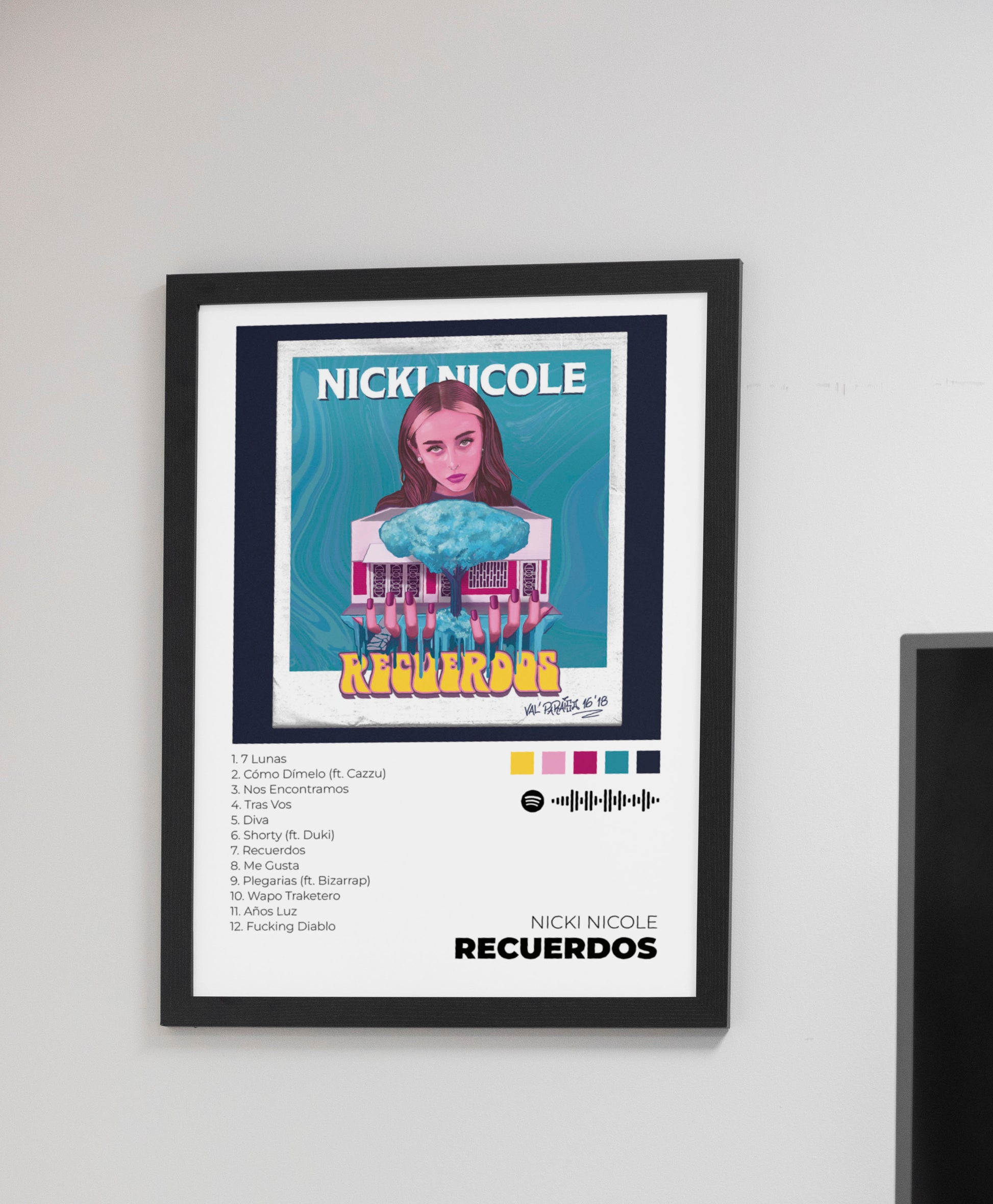 Recuerdos. Nicki Nicole. Poster