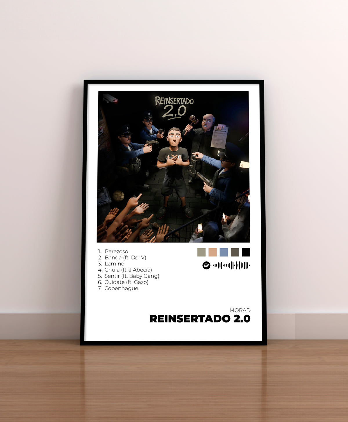 Reinsertado REINSERTADO - Poster Digital de Morad | Music Prints