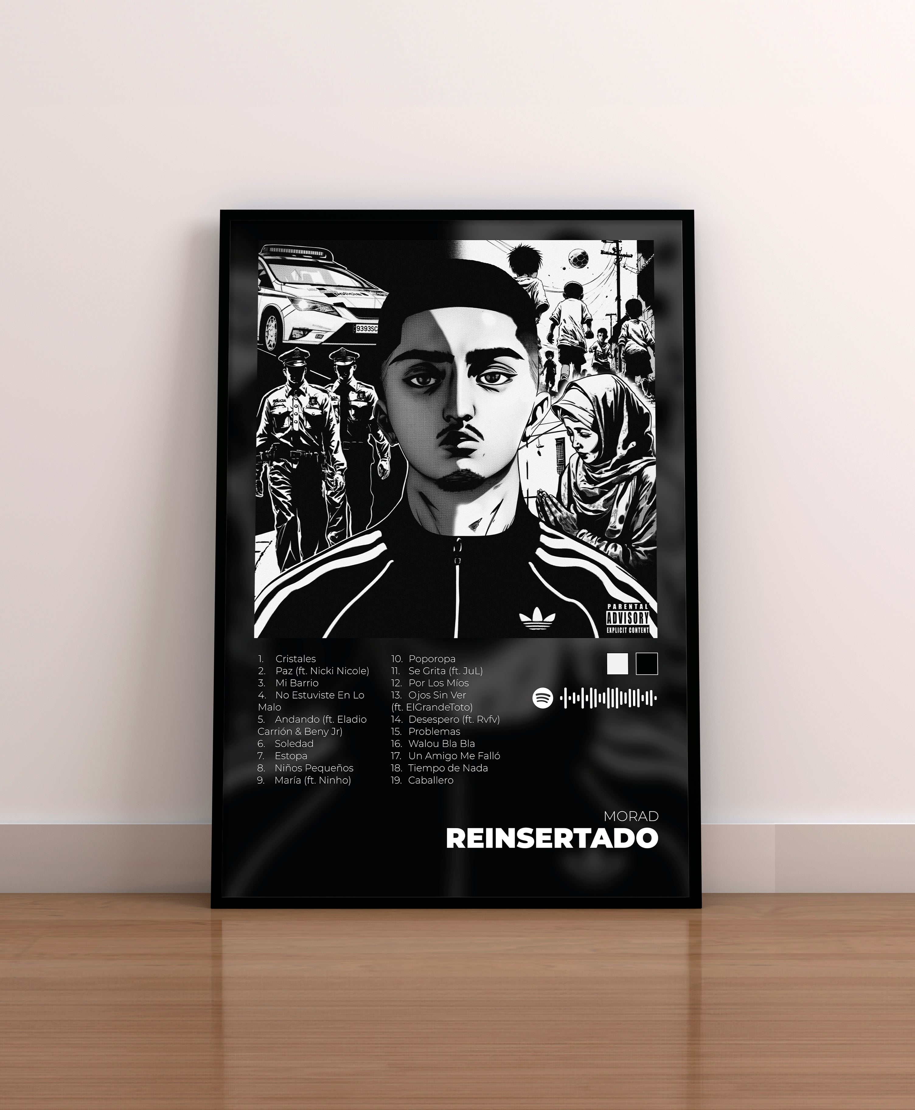 Reinsertado REINSERTADO - Poster Digital de Morad | Music Prints