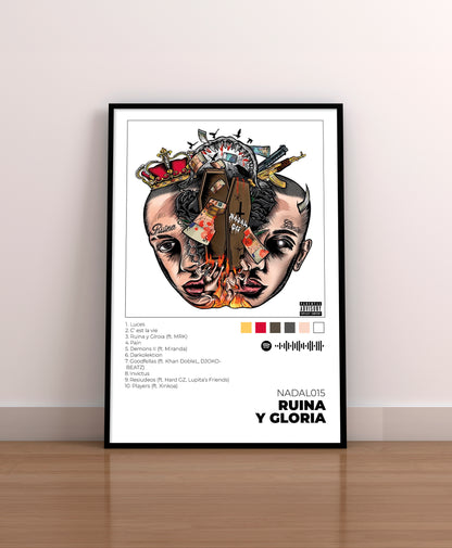 Ruina y Gloria - Poster Digital de Nadal015 | Music Prints