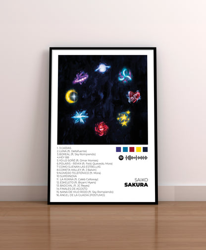 Sakura - Poster Digital de Saiko | Music Prints