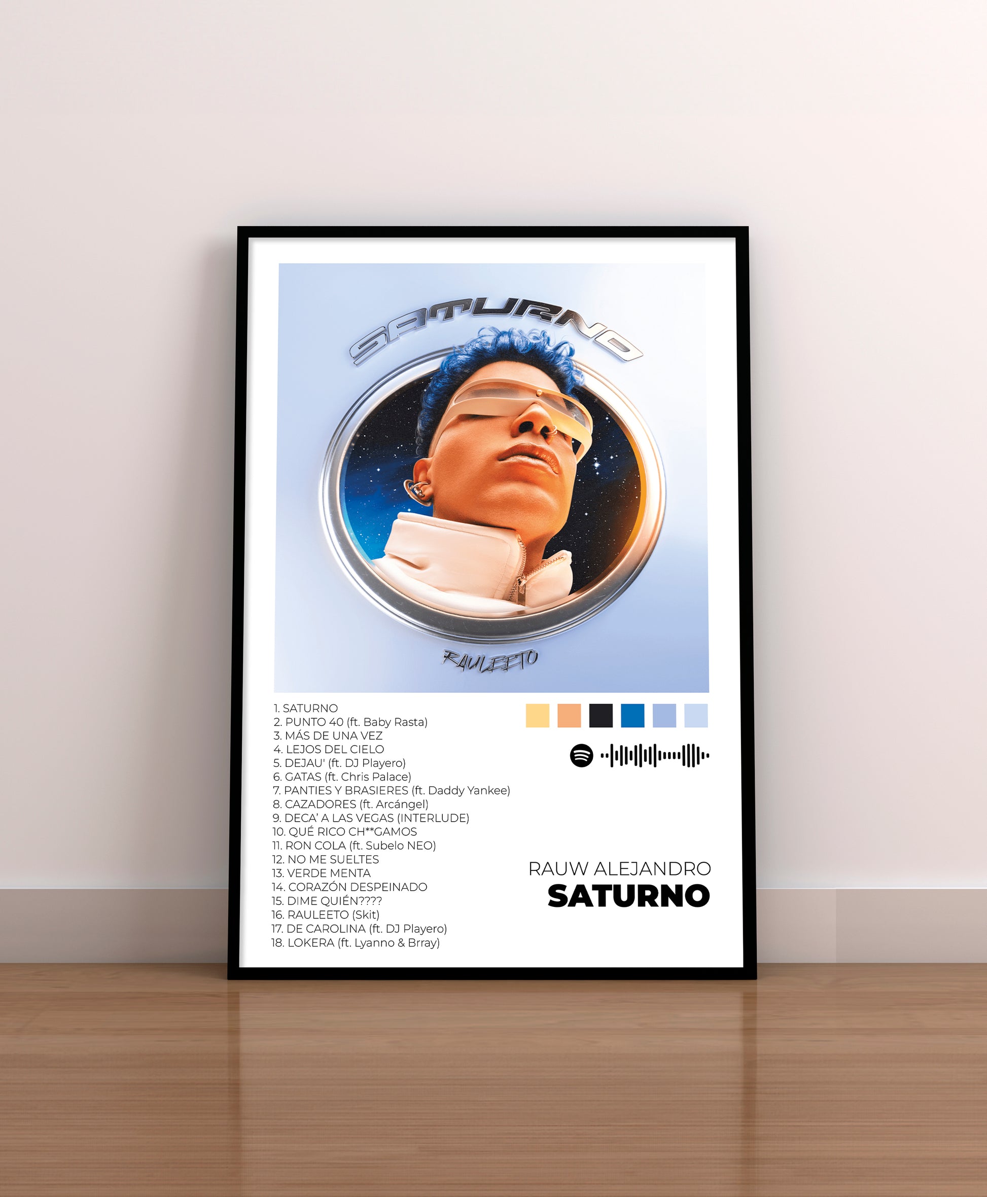 Saturno - Poster Digital de Rauw Alejandro | Music Prints