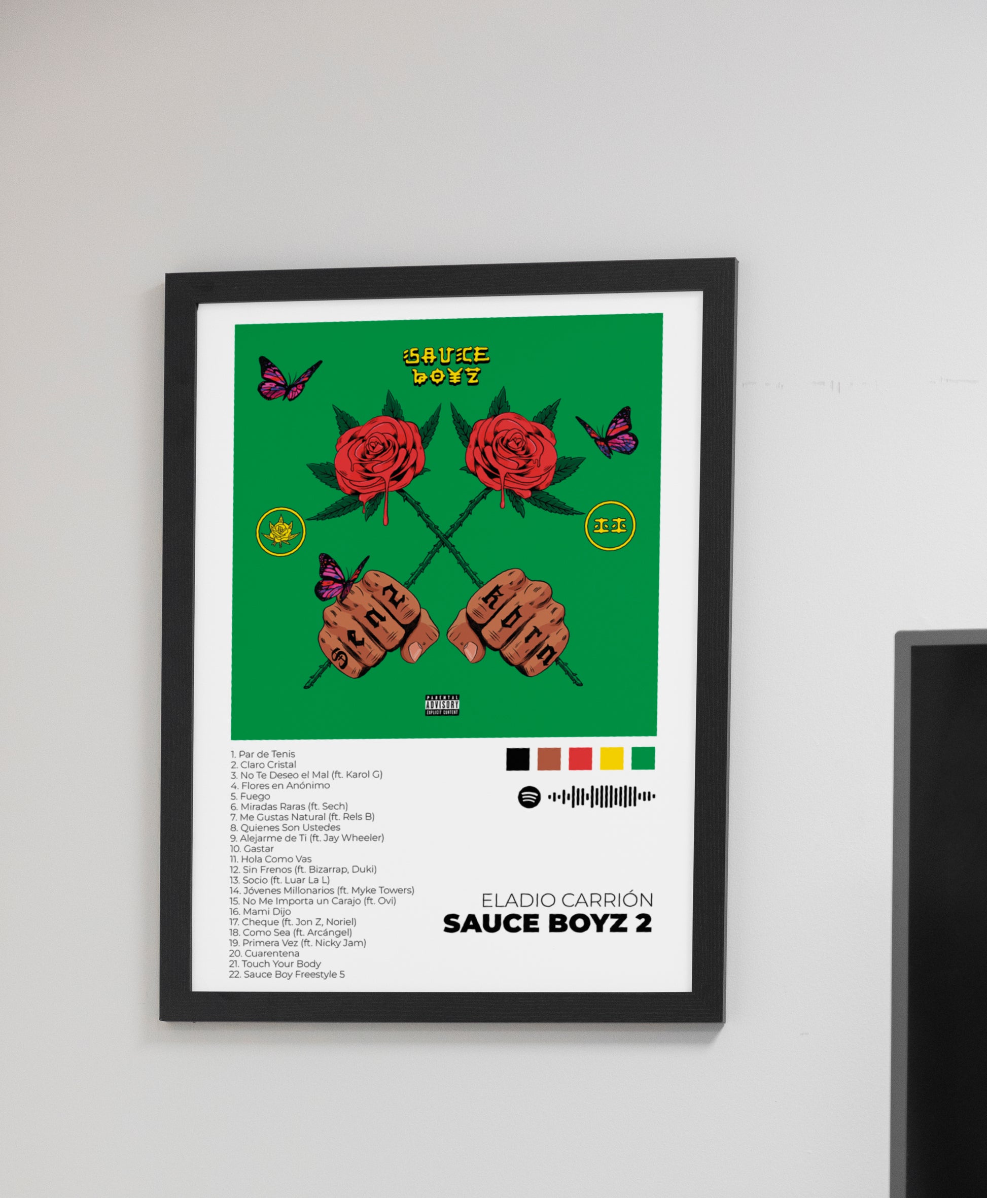 Sauces Boyz 2 - Poster Digital de Eladio Carrión | Music Prints