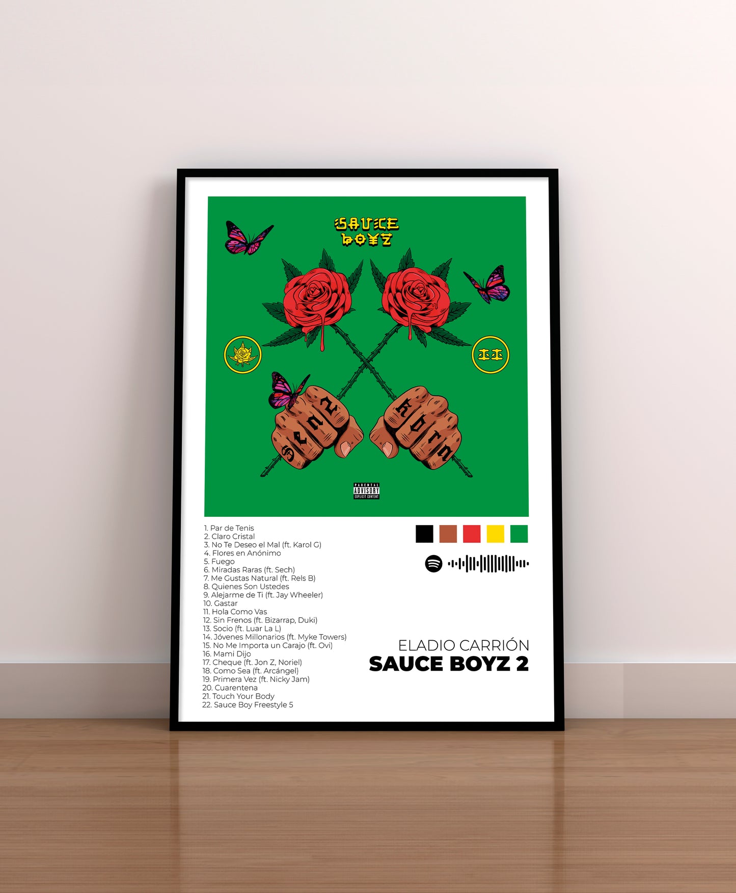 Sauces Boyz 2 - Poster Digital de Eladio Carrión | Music Prints