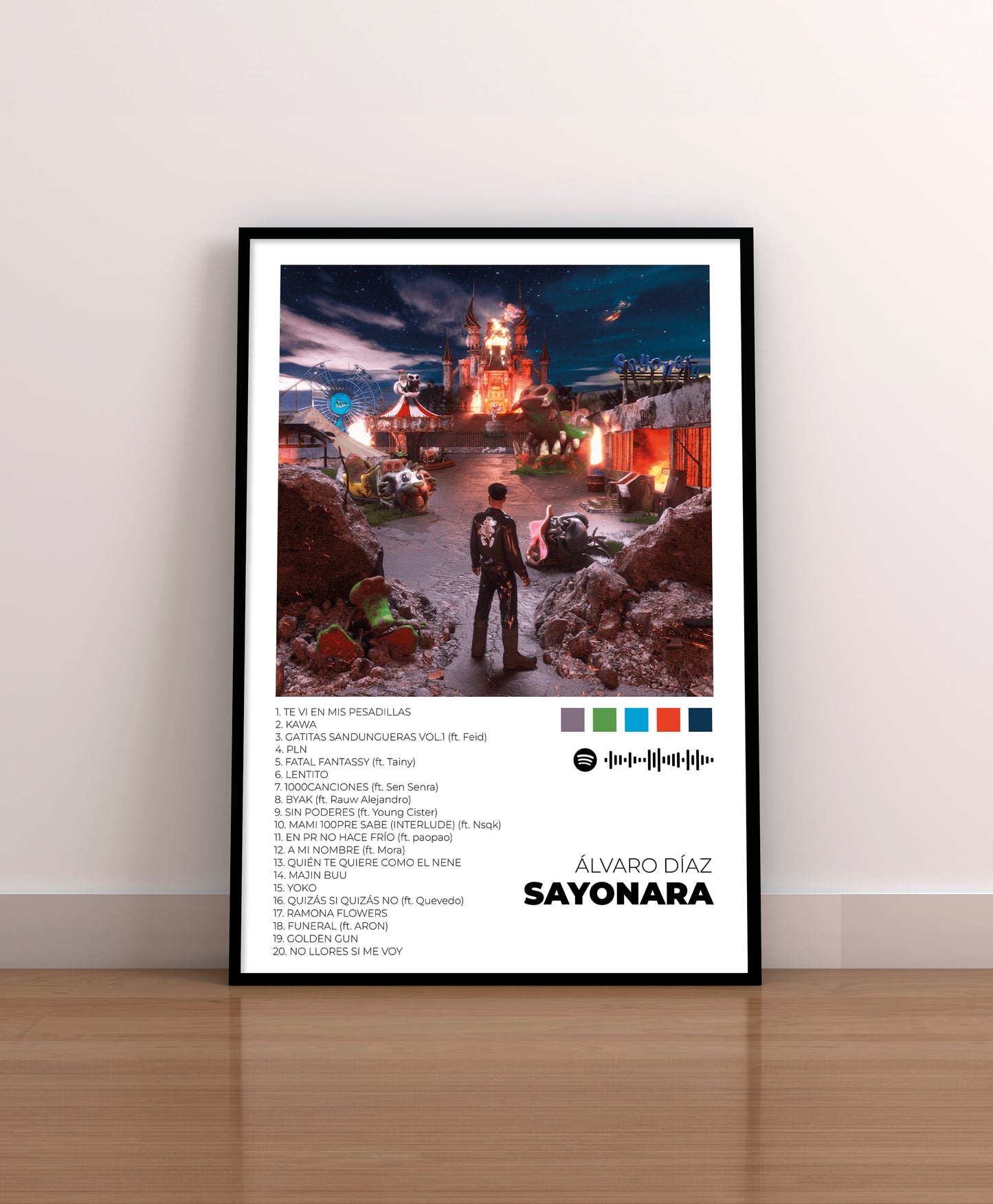 SAYONARA - Poster Digital de Álvaro Díaz | Music Prints