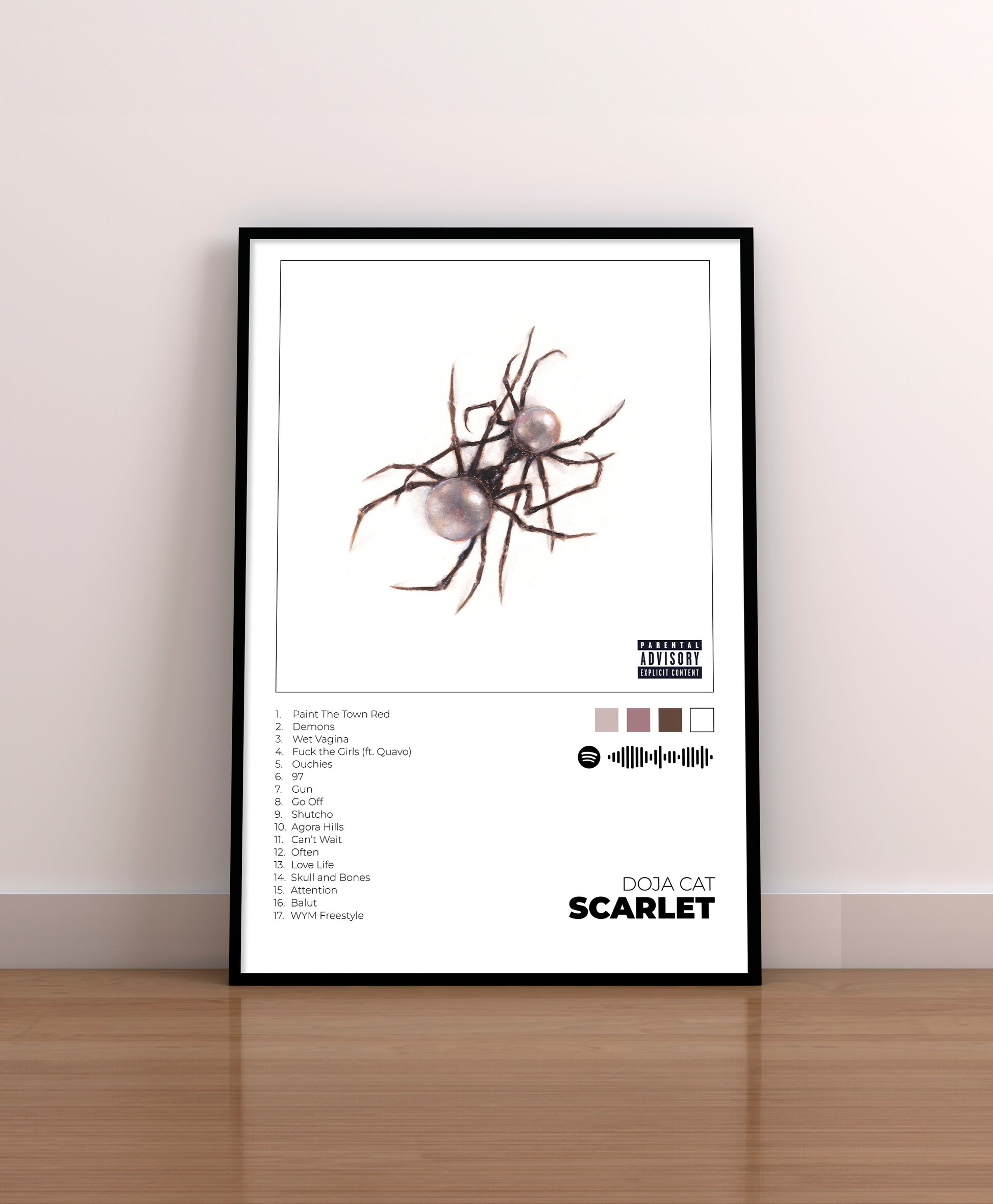 Scarlet. Doja Cat. Poster. Gift. Regalo. Vynil. CD