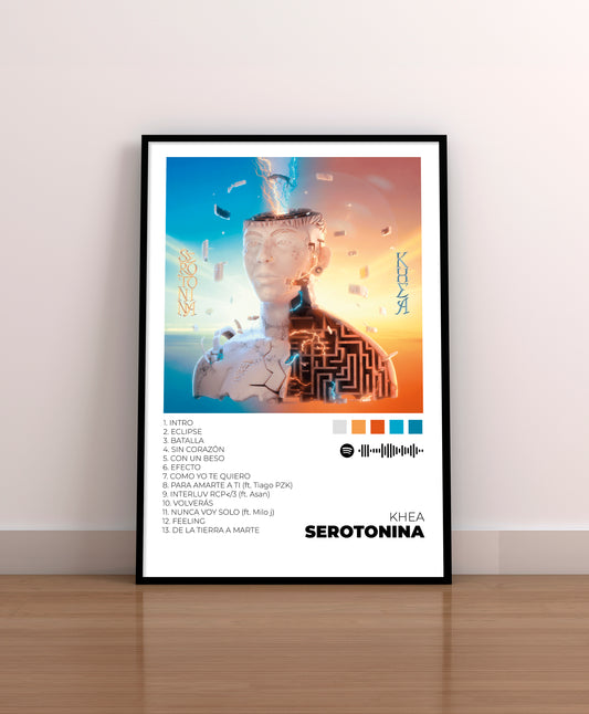 SEROTONINA - Poster Digital de Khea | Music Prints