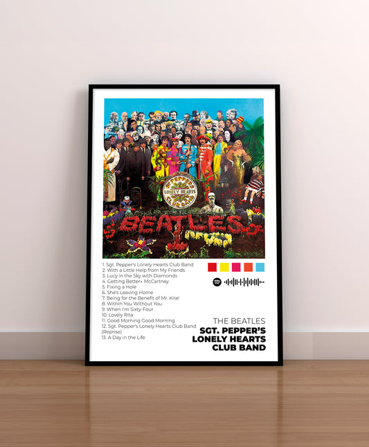 Sgt. Pepper's Lonely Hearts Club Band - Poster Digital de The Beatles | Music Prints