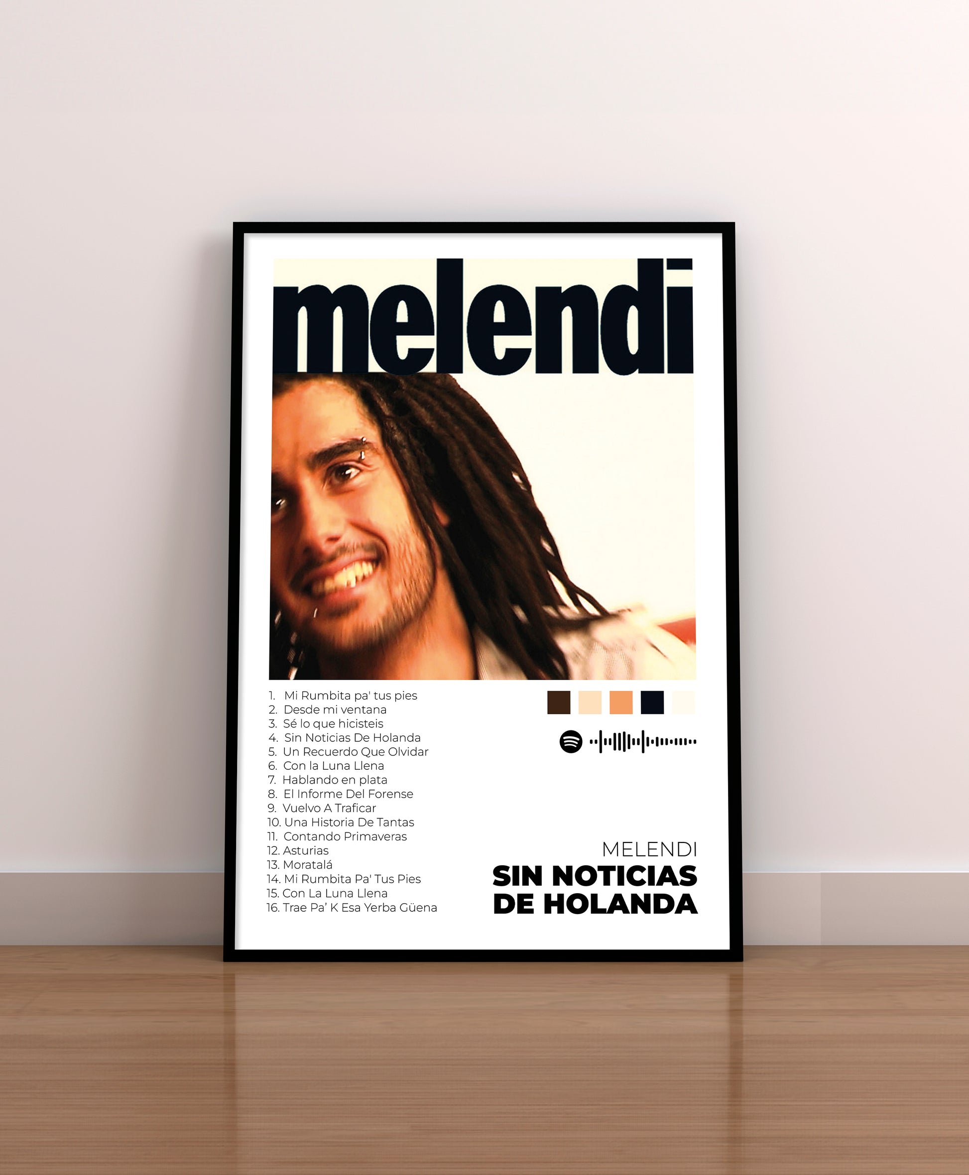 Sin noticias de Holanda - Poster Digital de Melendi | Music Prints